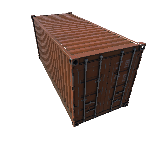 Cargo Container Orange